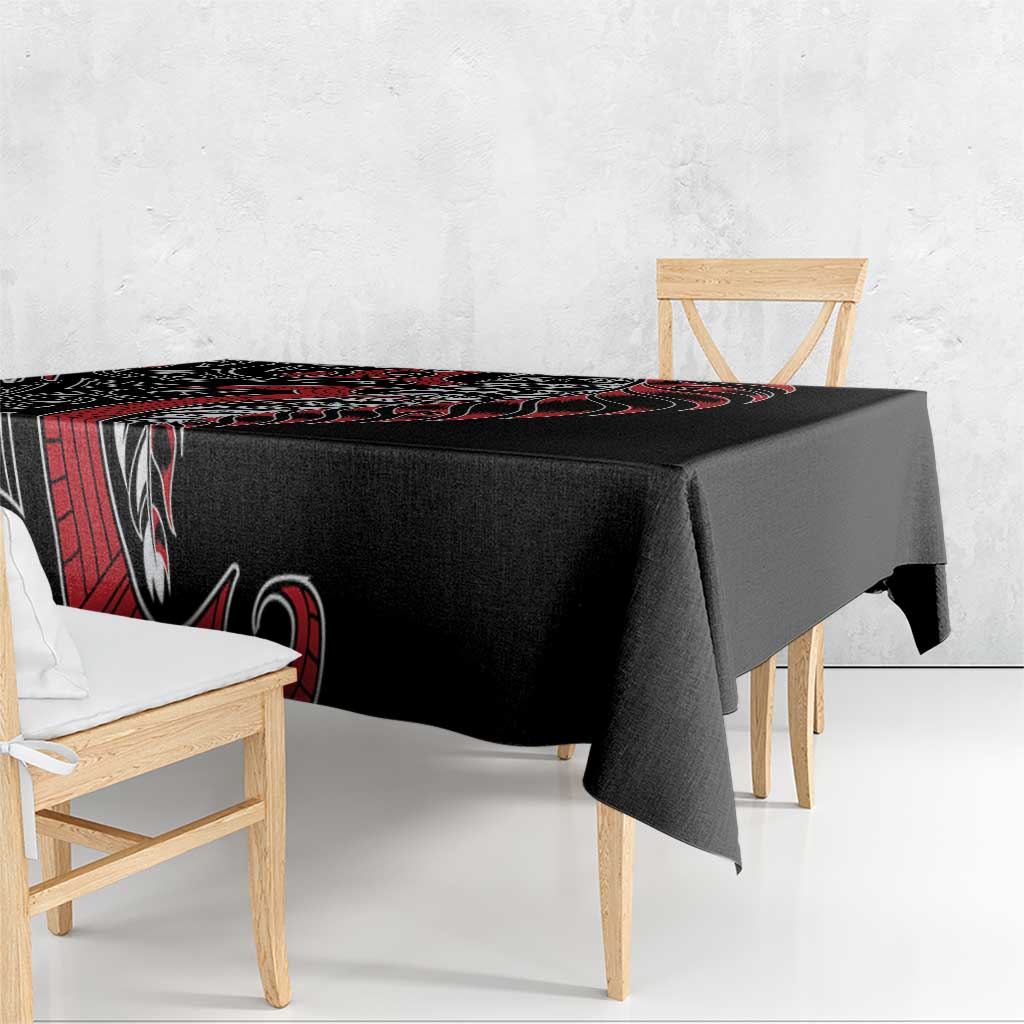 Koru Fern New Zealand Tablecloth Maori Tribal Pattern LT9 - Polynesian Pride