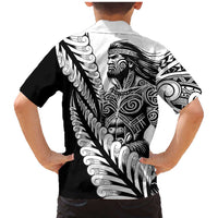 Koru Fern New Zealand Maori Tribal Warrior Family Matching Mermaid Dress and Hawaiian Shirt LT9 - Polynesian Pride