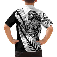 Koru Fern New Zealand Maori Tribal Warrior Family Matching Puletasi and Hawaiian Shirt LT9 - Polynesian Pride