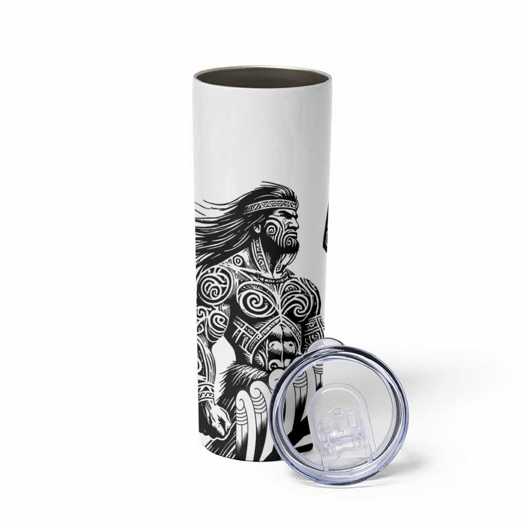 Koru Fern New Zealand Maori Tribal Warrior Skinny Tumbler LT9 - Polynesian Pride