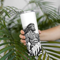 Koru Fern New Zealand Maori Tribal Warrior Skinny Tumbler LT9 - Polynesian Pride