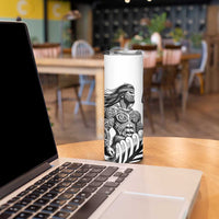 Koru Fern New Zealand Maori Tribal Warrior Skinny Tumbler LT9 - Polynesian Pride