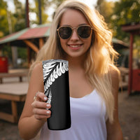 Koru Fern New Zealand Maori Tribal Warrior Skinny Tumbler LT9 - Polynesian Pride