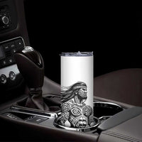 Koru Fern New Zealand Maori Tribal Warrior Skinny Tumbler LT9 - Polynesian Pride
