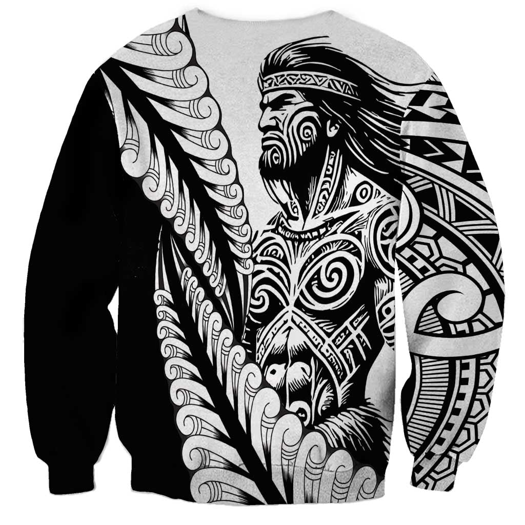 Koru Fern New Zealand Maori Tribal Warrior Sweatshirt LT9 - Polynesian Pride