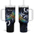 New Zealand Kea Bird Personalised Tumbler With Handle Maori Tribal Koru Art