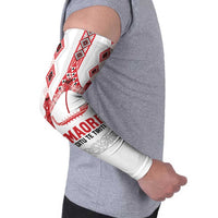 Toitu Te Tiriti Waitangi Arm Sleeves White Wharenui House - Polynesian Pride
