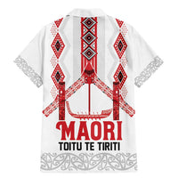 Toitu Te Tiriti Waitangi Family Matching Mermaid Dress and Hawaiian Shirt White Wharenui House LT9 - Polynesian Pride