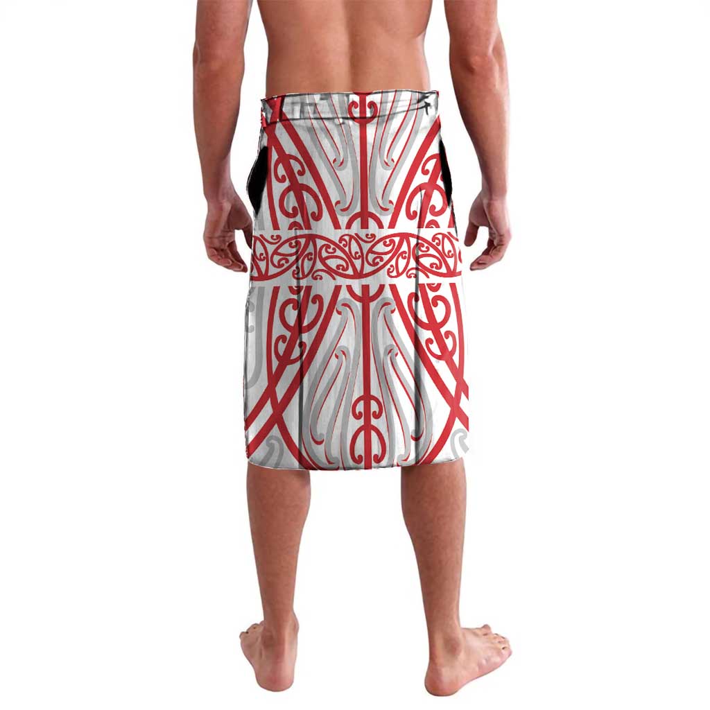 Toitu Te Tiriti Waitangi Lavalava White Wharenui House - Polynesian Pride