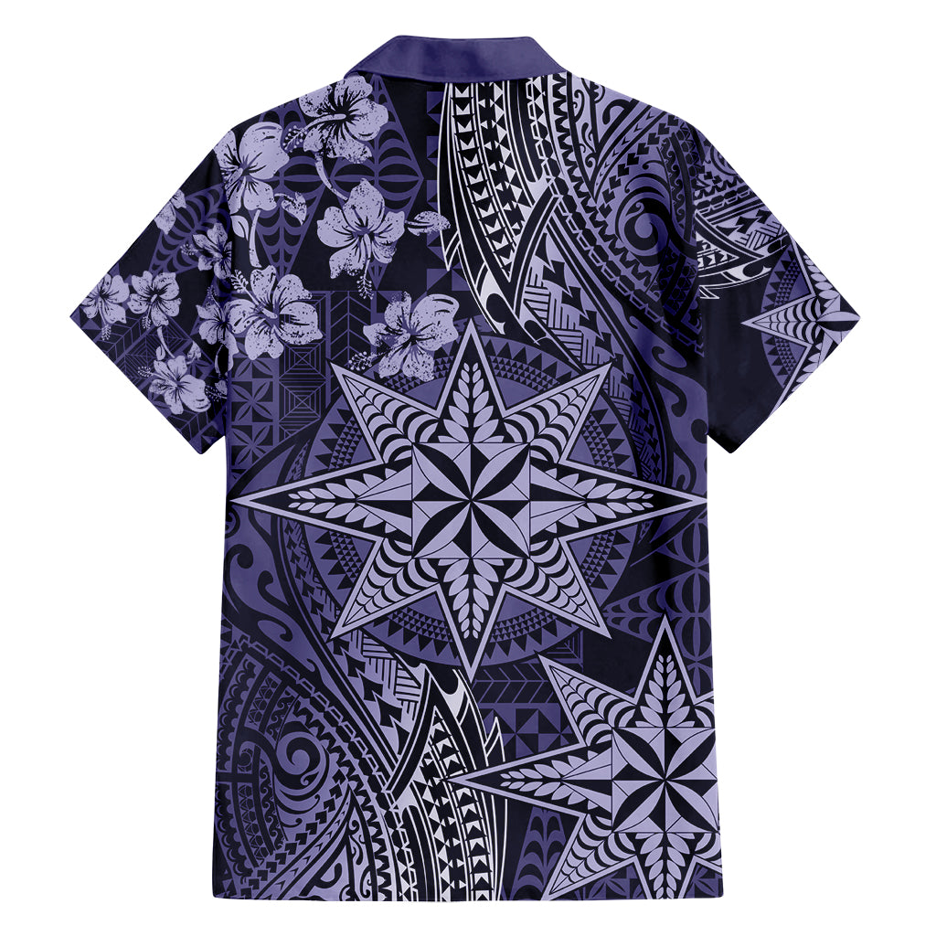Vintage Tonga Tribal Ngatu Pattern Family Matching Long Sleeve Bodycon Dress and Hawaiian Shirt With Pacific Floral Pink Art LT9 - Polynesian Pride