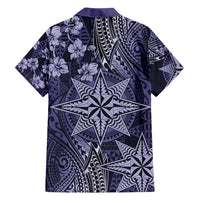 Vintage Tonga Tribal Ngatu Pattern Family Matching Long Sleeve Bodycon Dress and Hawaiian Shirt With Pacific Floral Pink Art LT9 - Polynesian Pride