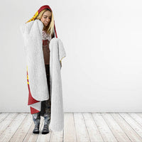 Personalised Kolisi Tonga Atele Hooded Blanket Since 1882 Simple Ngatu Pattern