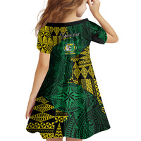 Personalised Tonga Liahona High School Family Matching Long Sleeve Bodycon Dress and Hawaiian Shirt Since 1948 Special Kupesi Pattern LT9 - Polynesian Pride