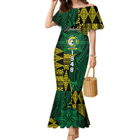 Personalised Tonga Liahona High School Family Matching Mermaid Dress and Hawaiian Shirt Since 1948 Special Kupesi Pattern