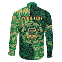 Personalised Tonga Saineha High School Family Matching Off Shoulder Short Dress and Hawaiian Shirt Since 1978 Special Kupesi Pattern