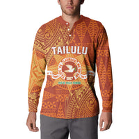 Personalised Tonga Tailulu College Button Sweatshirt Since 1967 Special Kupesi Pattern Version 1