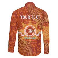 Personalised Tonga Tailulu College Family Matching Puletasi and Hawaiian Shirt Since 1967 Special Kupesi Pattern Version 1