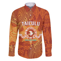 Personalised Tonga Tailulu College Family Matching Short Sleeve Bodycon Dress and Hawaiian Shirt Since 1967 Special Kupesi Pattern Version 1