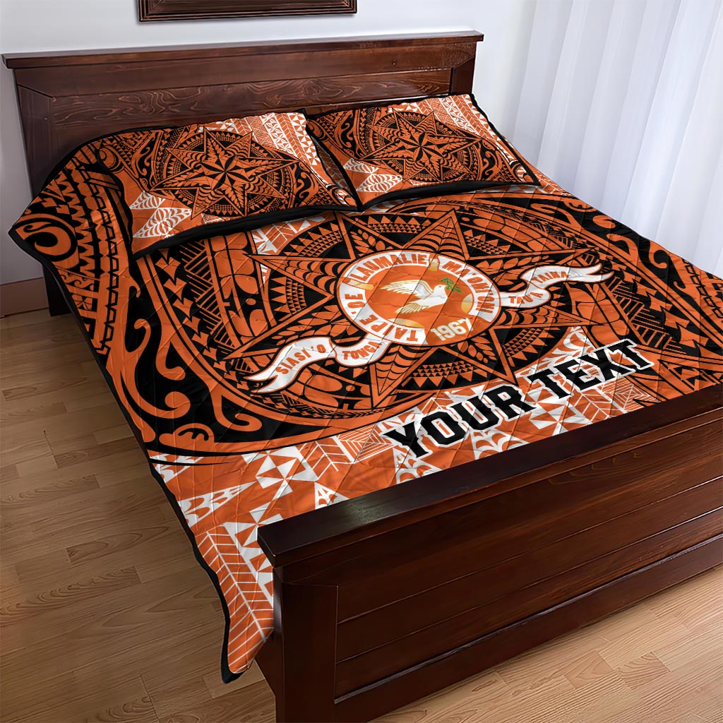 Personalised Tonga Tailulu College Quilt Bed Set Since 1967 Special Kupesi Pattern Version 2