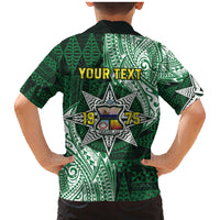 Personalised Tonga Takuilau College Family Matching Mermaid Dress and Hawaiian Shirt Since 1975 Special Kupesi Pattern LT9 - Polynesian Pride