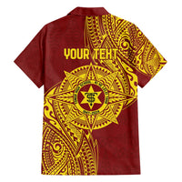 Personalised Tonga High School 77th Anniversary Hawaiian Shirt Special Kupesi Pattern