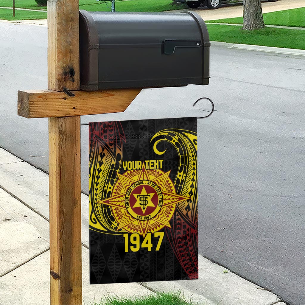 Personalised Tonga High School Garden Flag Since 1947 Special Kupesi Pattern