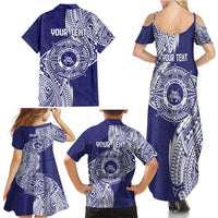 Personalised Tonga Tupou College Tolo 158th Anniversary Family Matching Summer Maxi Dress and Hawaiian Shirt Special Kupesi Pattern LT9 - Polynesian Pride