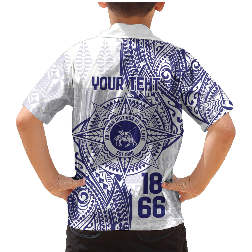 Personalised Tonga Tupou College Tolo Family Matching Mermaid Dress and Hawaiian Shirt Since 1866 Special Kupesi Pattern LT9 - Polynesian Pride
