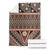Vintage Bula Fiji Blanket Brown Tapa Masi Motif