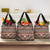 Vintage Bula Fiji Grocery Bag Brown Tapa Masi Motif