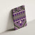 Vintage Bula Fiji Canvas Wall Art Purple Tapa Masi Motif