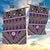 Vintage Bula Fiji Garden Flag Purple Tapa Masi Motif