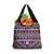 Vintage Bula Fiji Grocery Bag Purple Tapa Masi Motif
