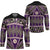 Vintage Bula Fiji Hockey Jersey Purple Tapa Masi Motif - Polynesian Pride