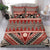 Vintage Bula Fiji Bedding Set Red Tapa Masi Motif