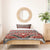 Vintage Bula Fiji Bedding Set Red Tapa Masi Motif