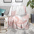 Polynesian Tribal Plumeria Lotu Tamaiti Blanket Pastel Blush - Polynesian Pride