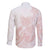 Polynesian Tribal Plumeria Lotu Tamaiti Family Matching Long Sleeve Bodycon Dress and Hawaiian Shirt Pastel Blush - Polynesian Pride