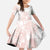 Polynesian Tribal Plumeria Lotu Tamaiti Family Matching Short Sleeve Bodycon Dress and Hawaiian Shirt Pastel Blush - Polynesian Pride
