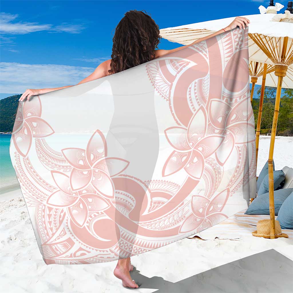 Polynesian Tribal Plumeria Lotu Tamaiti Sarong Pastel Blush - Polynesian Pride