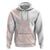 Polynesian Tribal Plumeria Lotu Tamaiti Zip Hoodie Pastel Blush - Polynesian Pride