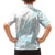 Polynesian Tribal Plumeria Lotu Tamaiti Hawaiian Shirt Pastel Cyan - Polynesian Pride