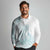 Polynesian Tribal Plumeria Lotu Tamaiti Long Sleeve Polo Shirt Pastel Cyan - Polynesian Pride
