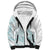 Polynesian Tribal Plumeria Lotu Tamaiti Sherpa Hoodie Pastel Cyan - Polynesian Pride