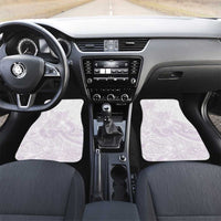 Polynesian Tribal Plumeria Lotu Tamaiti Car Mats Pastel Mauve - Polynesian Pride