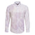Polynesian Tribal Plumeria Lotu Tamaiti Family Matching Off The Shoulder Long Sleeve Dress and Hawaiian Shirt Pastel Mauve - Polynesian Pride