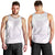 Polynesian Tribal Plumeria Lotu Tamaiti Men Tank Top Pastel Mauve - Polynesian Pride
