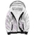 Polynesian Tribal Plumeria Lotu Tamaiti Sherpa Hoodie Pastel Mauve - Polynesian Pride