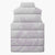Polynesian Tribal Plumeria Lotu Tamaiti Sleeveless Puffer Jacket Pastel Mauve - Polynesian Pride