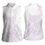 Polynesian Tribal Plumeria Lotu Tamaiti Women Sleeveless Polo Shirt Pastel Mauve - Polynesian Pride